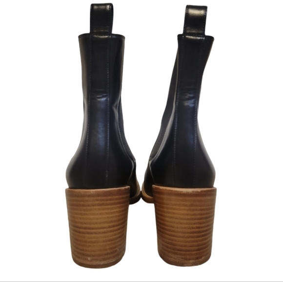 Jenni Kayne Leather Frankie Chelsea Ankle Boot Msrp $595 Women's Size 37 = US 7 - Picture 7 of 14